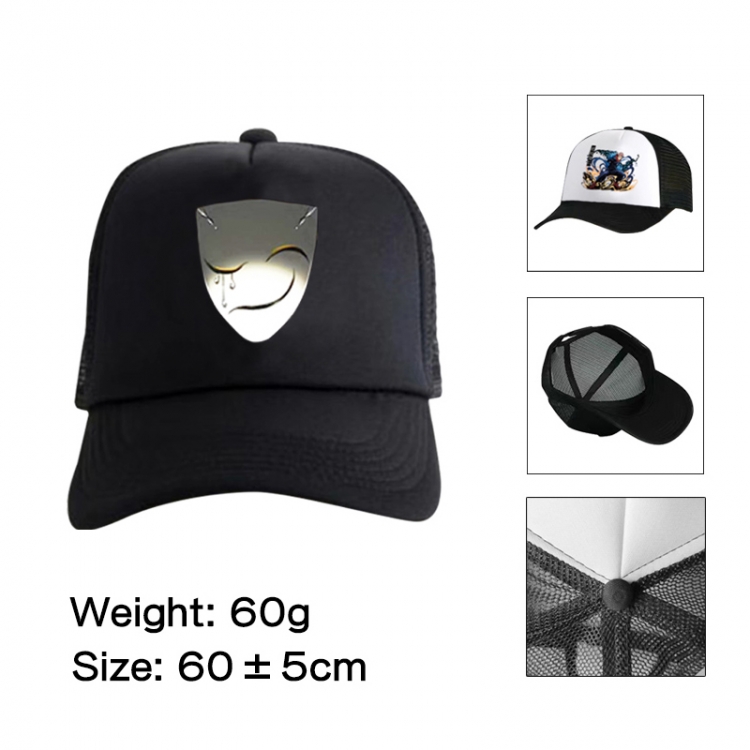 Heavenly Official Blessing Anime peripheral color printed mesh cap baseball cap size 60 ± 5cm