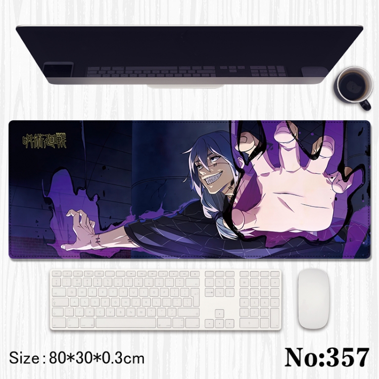 Jujutsu Kaisen Anime peripheral computer mouse pad office desk pad multifunctional pad 80X30X0.3cm