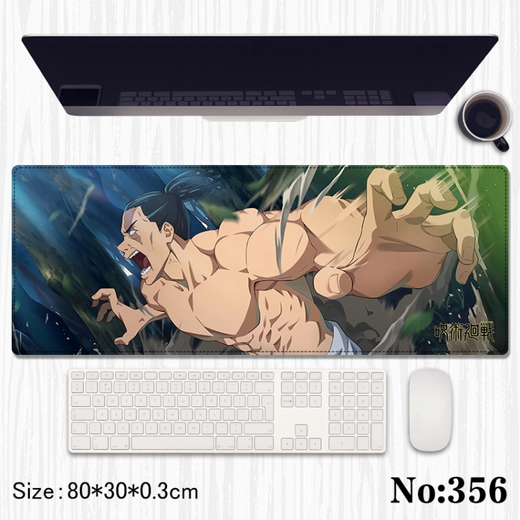 Jujutsu Kaisen Anime peripheral computer mouse pad office desk pad multifunctional pad 80X30X0.3cm