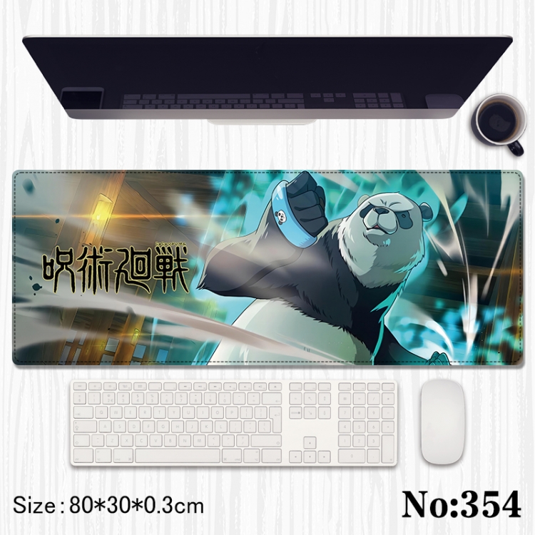 Jujutsu Kaisen Anime peripheral computer mouse pad office desk pad multifunctional pad 80X30X0.3cm