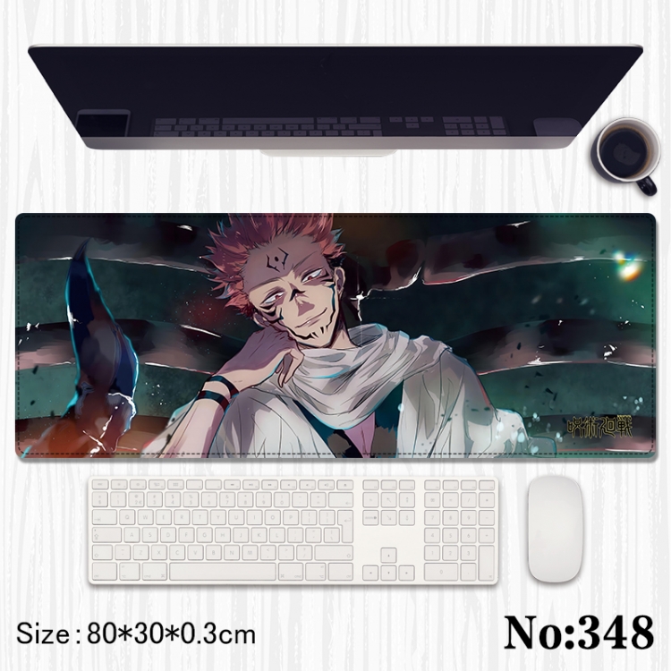 Jujutsu Kaisen Anime peripheral computer mouse pad office desk pad multifunctional pad 80X30X0.3cm