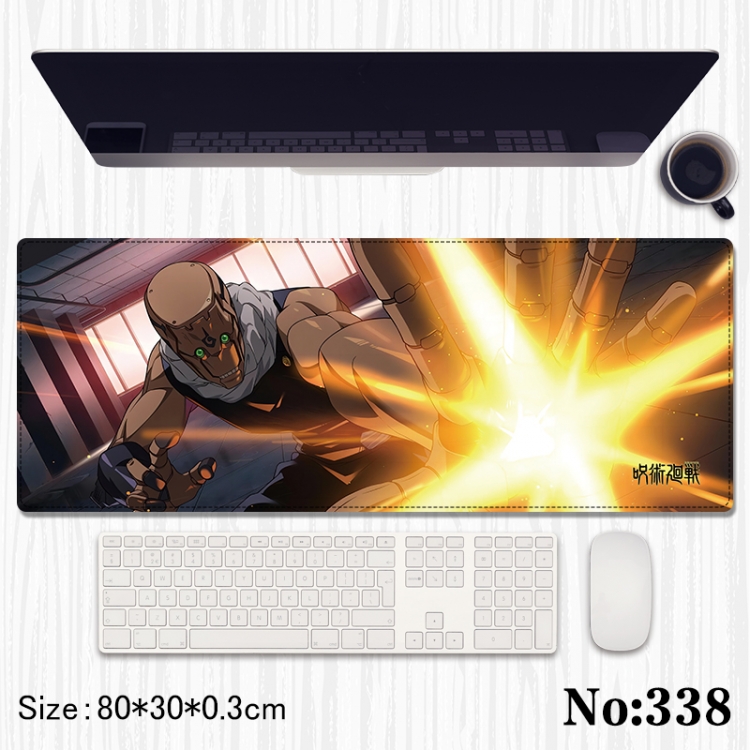 Jujutsu Kaisen Anime peripheral computer mouse pad office desk pad multifunctional pad 80X30X0.3cm