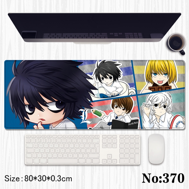 Death note Anime peripheral computer mouse pad office desk pad multifunctional pad 80X30X0.3cm