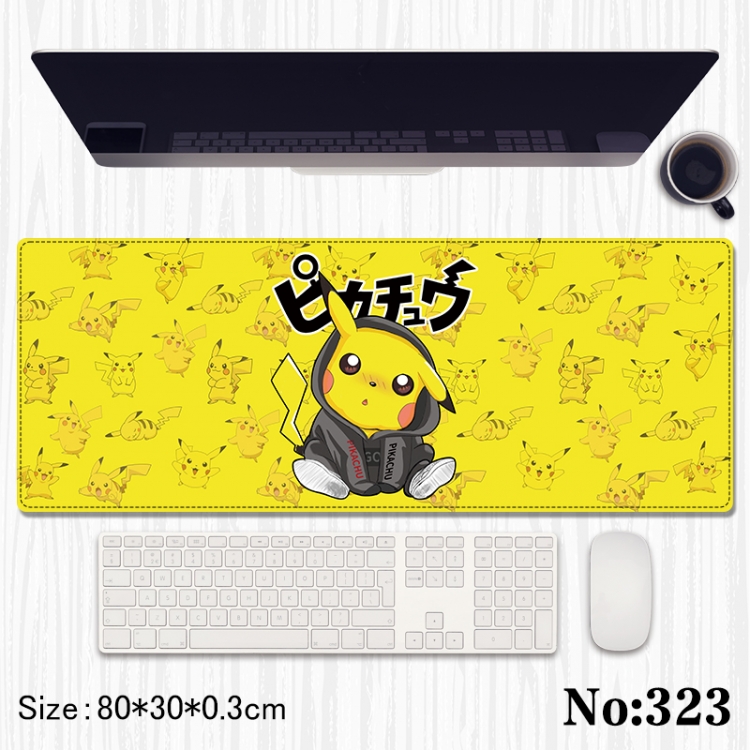  Pokemon Anime peripheral computer mouse pad office desk pad multifunctional pad 80X30X0.3cm