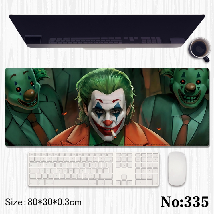 Joker Jack Anime peripheral computer mouse pad office desk pad multifunctional pad 80X30X0.3cm