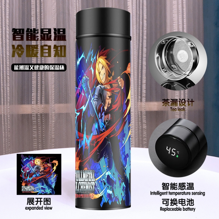 Fullmetal Alchemist Apparent temperature 304 stainless steel Thermos Cup 500ML