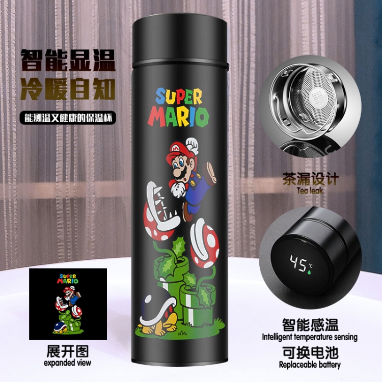 Super Mario Apparent temperature 304 stainless steel Thermos Cup 500ML