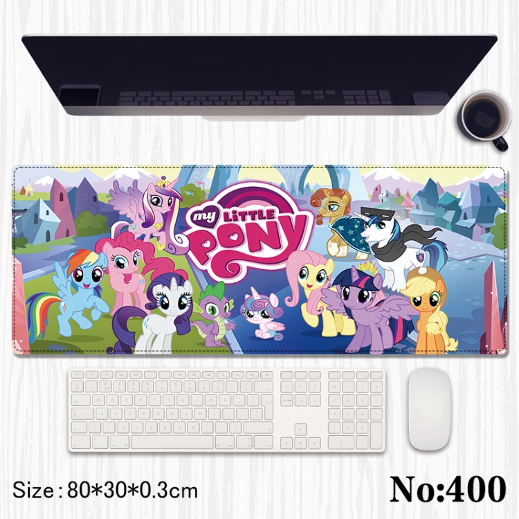 My Little Pony Anime peripheral computer mouse pad office desk pad multifunctional pad 80X30X0.3cm