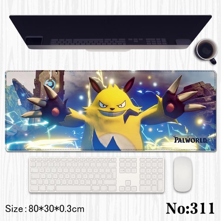 PALWORLD Anime peripheral computer mouse pad office desk pad multifunctional pad 80X30X0.3cm