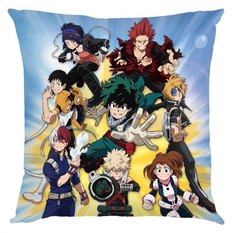My Hero Academia Anime square full-color pillow cushion 45X45CM NO FILLING w9-462