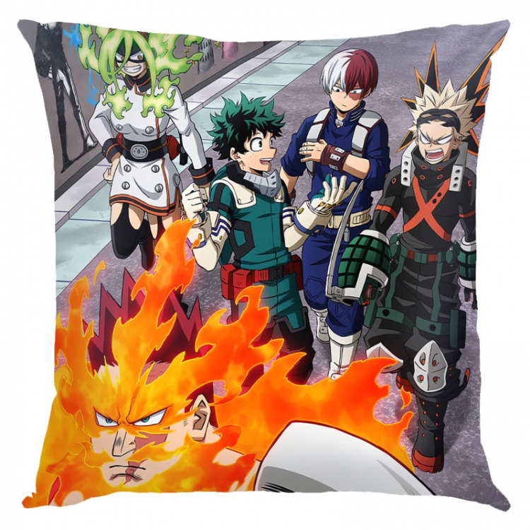 My Hero Academia Anime square full-color pillow cushion 45X45CM NO FILLING w9-468