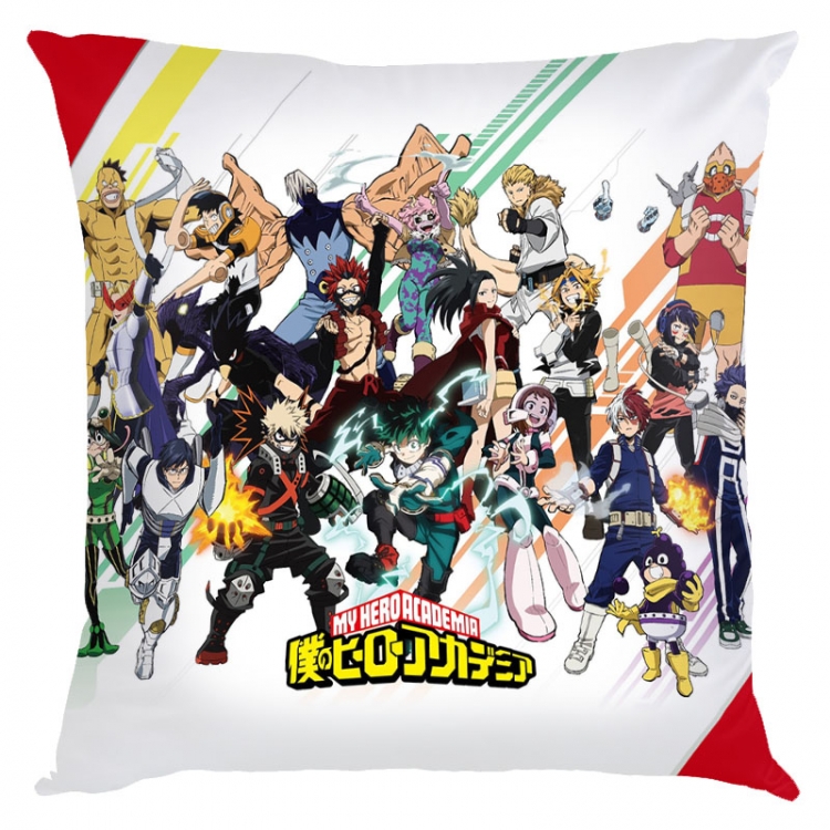 My Hero Academia Anime square full-color pillow cushion 45X45CM NO FILLING  w9-453