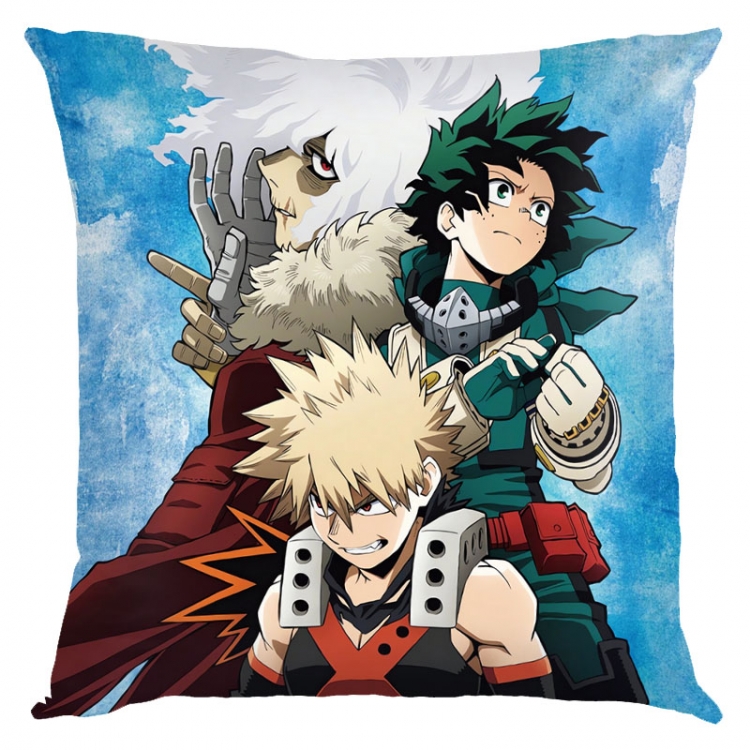 My Hero Academia Anime square full-color pillow cushion 45X45CM NO FILLING   w9-455