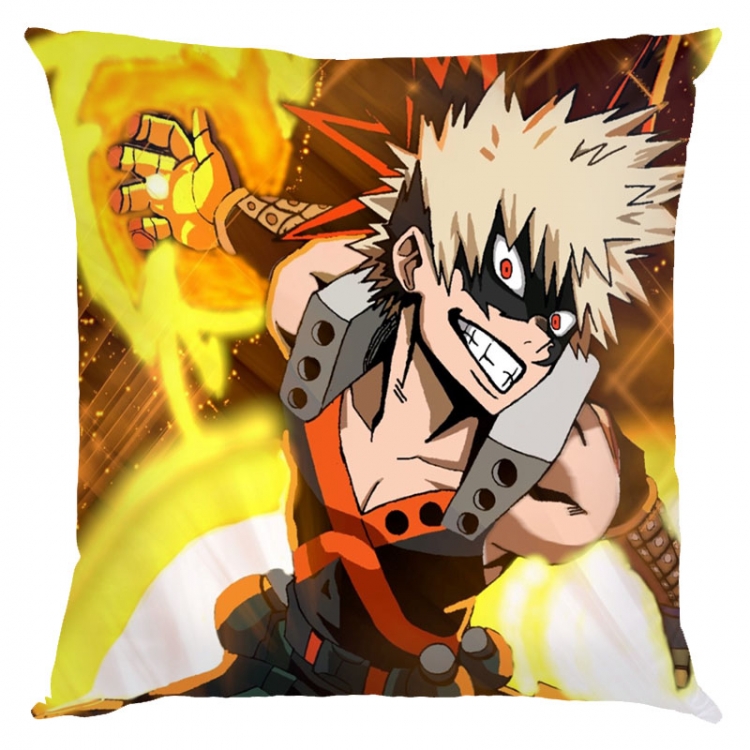 My Hero Academia Anime square full-color pillow cushion 45X45CM NO FILLING  w9-485