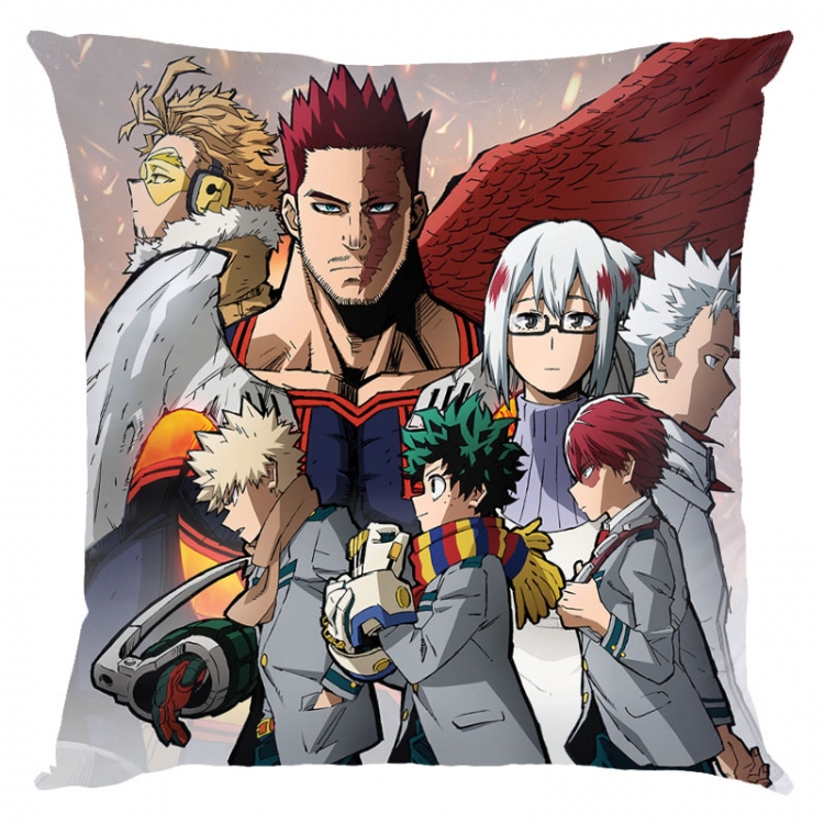 My Hero Academia Anime square full-color pillow cushion 45X45CM NO FILLING  w9-467
