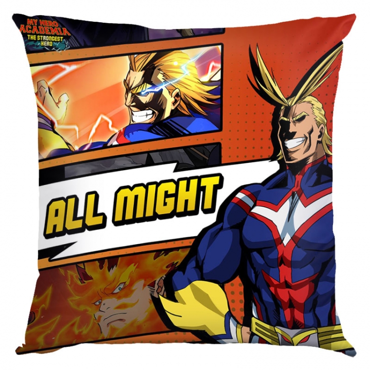 My Hero Academia Anime square full-color pillow cushion 45X45CM NO FILLING   w9-471