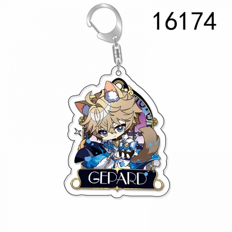 Honkai: Star Rail Anime Acrylic Keychain Charm price for 5 pcs