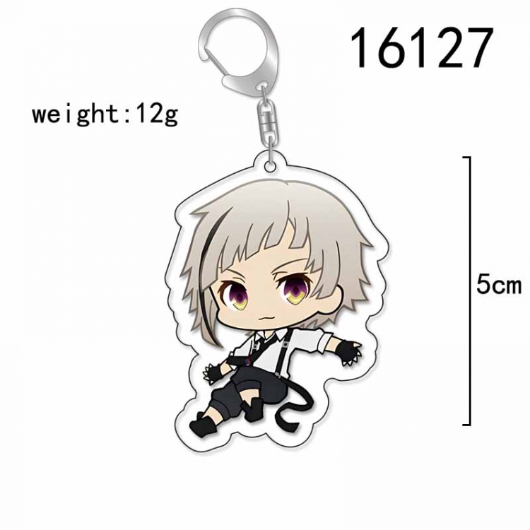 Bungo Stray Dogs Anime Acrylic Keychain Charm price for 5 pcs