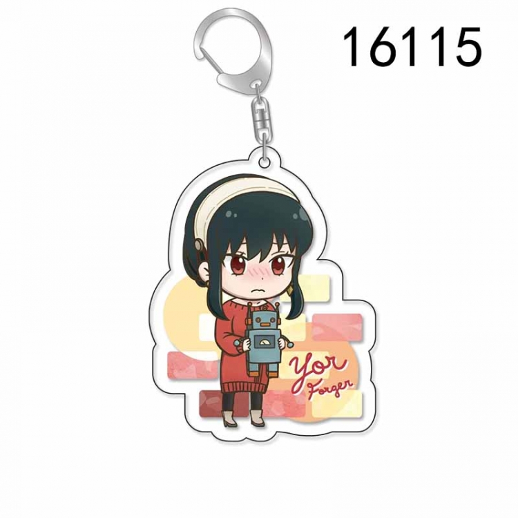 SPYxFAMILY Anime Acrylic Keychain Charm price for 5 pcs