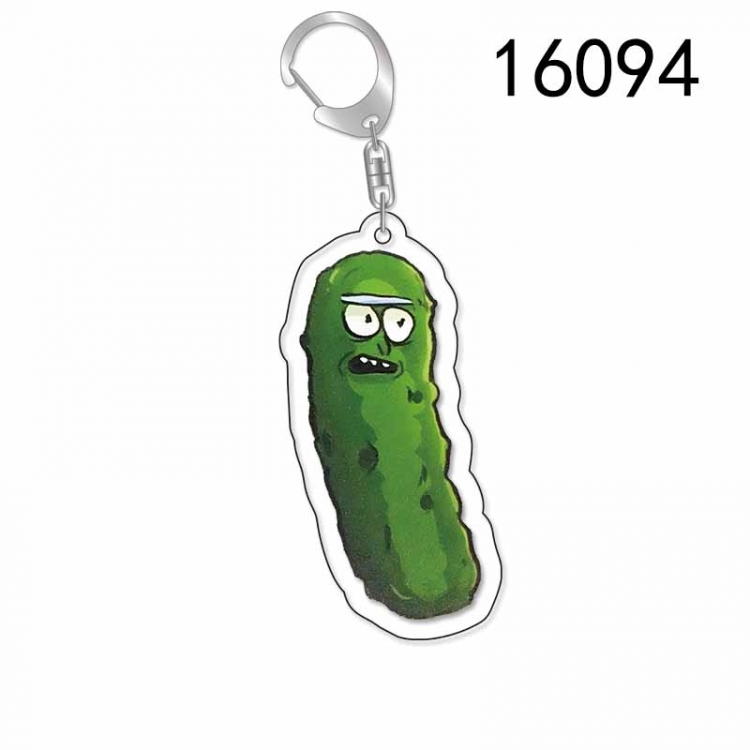 Rick and Morty Anime Acrylic Keychain Charm price for 5 pcs 16094