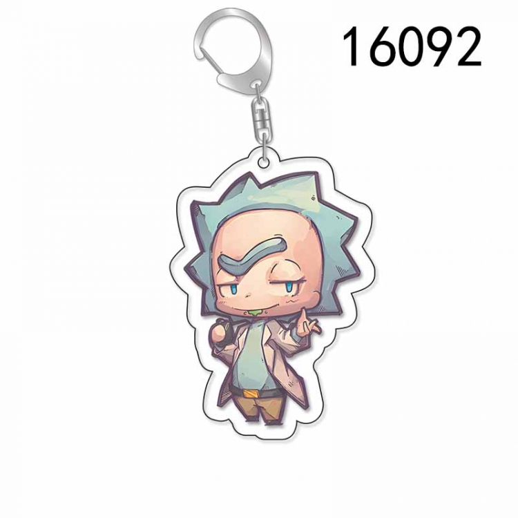 Rick and Morty Anime Acrylic Keychain Charm price for 5 pcs 16092