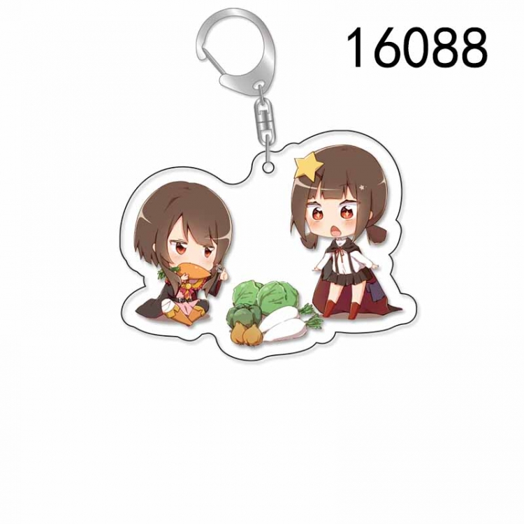 Blessings for a better world Anime Acrylic Keychain Charm price for 5 pcs