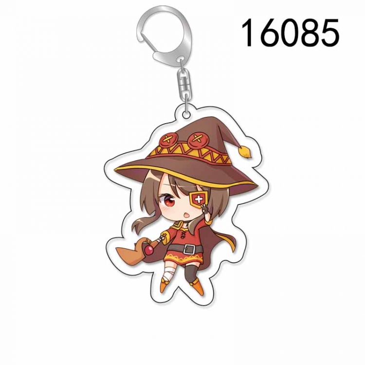 Blessings for a better world Anime Acrylic Keychain Charm price for 5 pcs