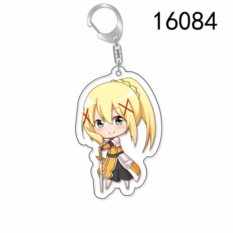 Blessings for a better world Anime Acrylic Keychain Charm price for 5 pcs