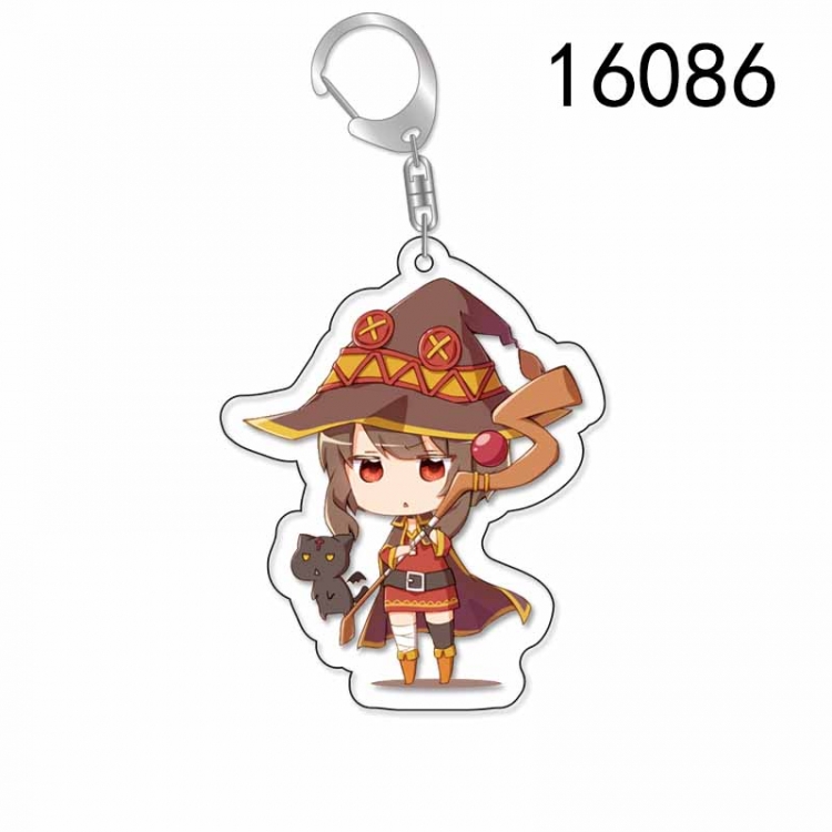 Blessings for a better world Anime Acrylic Keychain Charm price for 5 pcs