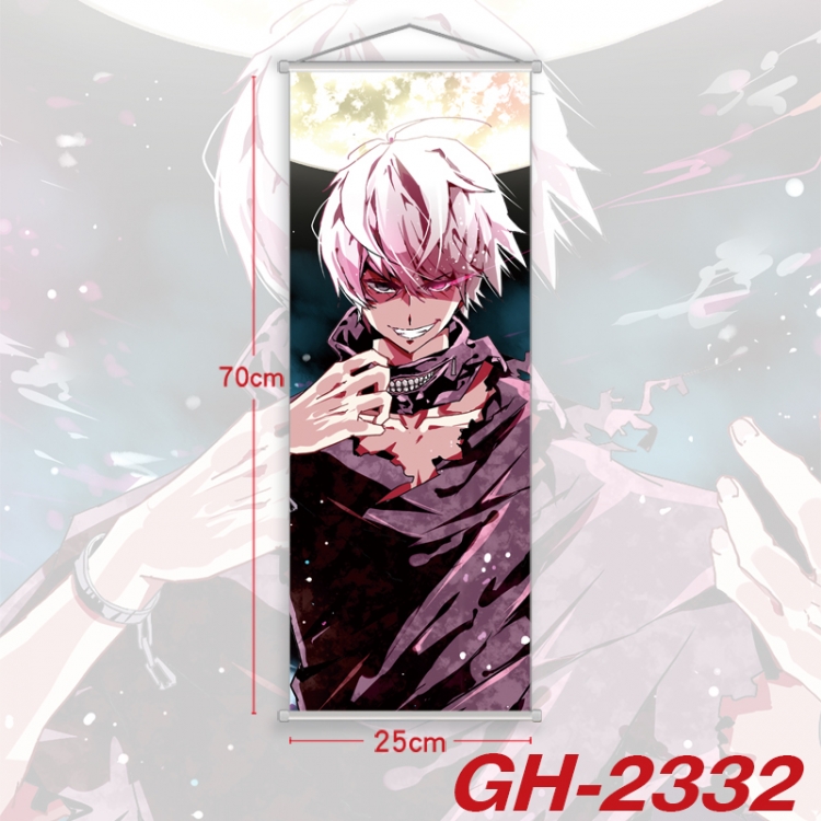 Tokyo Ghoul Plastic Rod Cloth Small Hanging Canvas Painting Wall Scroll 25x70cm price for 5 pcs