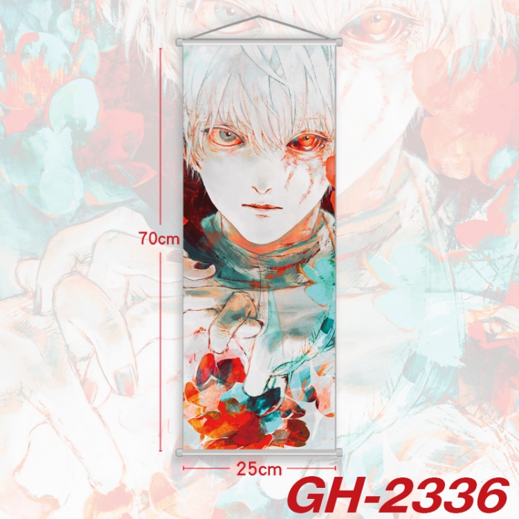 Tokyo Ghoul Plastic Rod Cloth Small Hanging Canvas Painting Wall Scroll 25x70cm price for 5 pcs