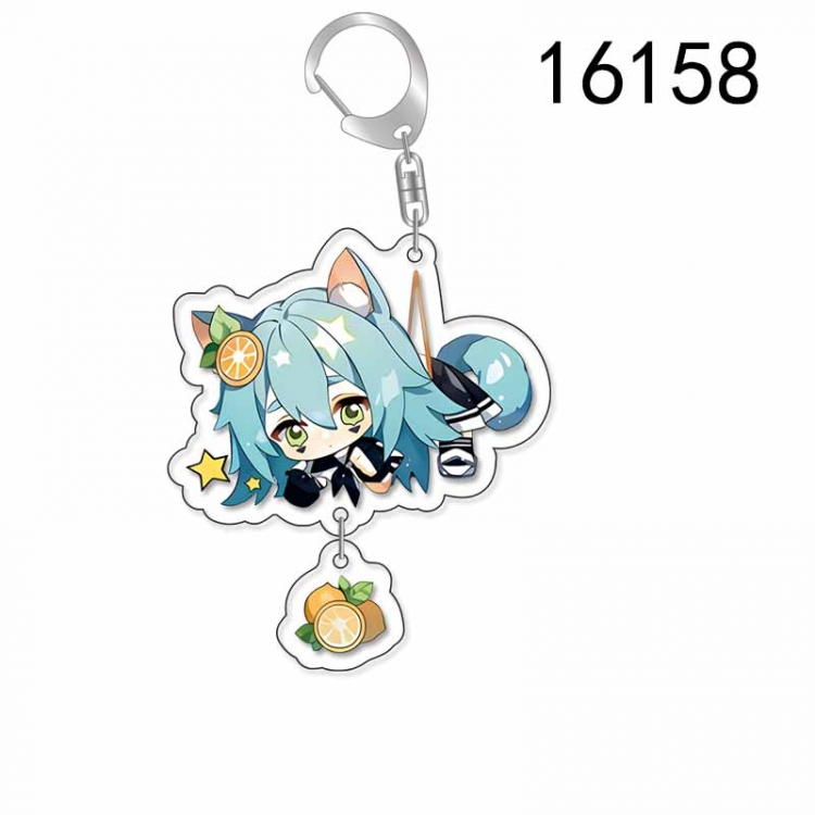 AOTU Anime acrylic Pendant Key Chain  price for 5 pcs