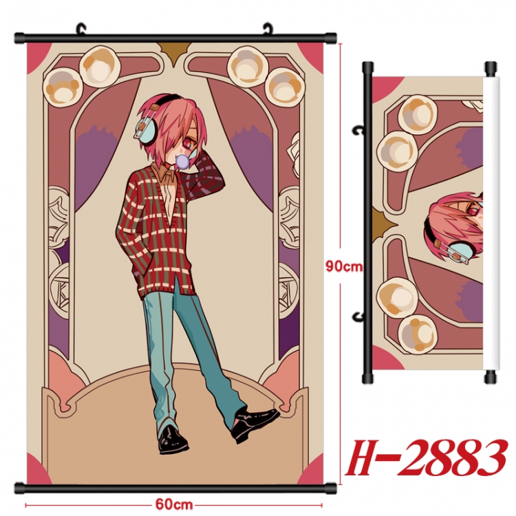 Toilet-bound Hanako-kun Anime Black Plastic Rod Canvas Painting Wall Scroll 60X90CM
