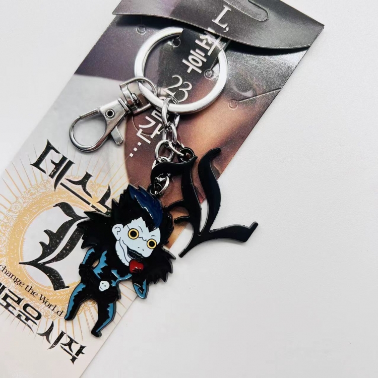 Death note Anime character 2 pendant metal  keychain backpack pendant 2734
