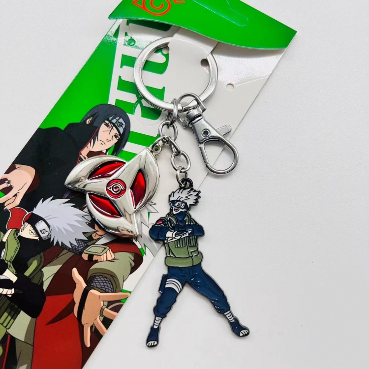 Naruto Anime character 2 pendant metal keychain backpack pendant  2615