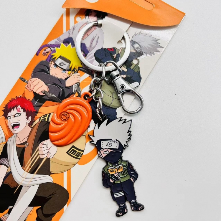 Naruto Anime character 2 pendant metal keychain backpack pendant 2618
