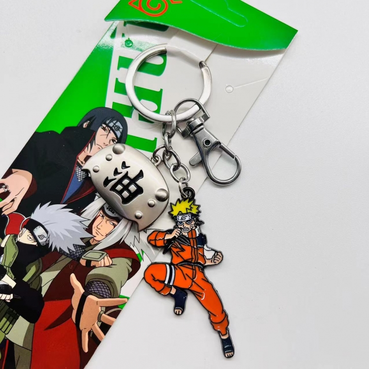 Naruto Anime character 2 pendant metal keychain backpack pendant  2622