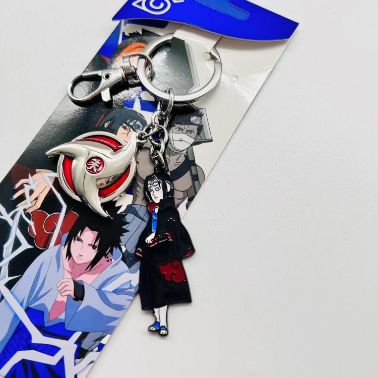 Naruto Anime character 2 pendant metal keychain backpack pendant   2635