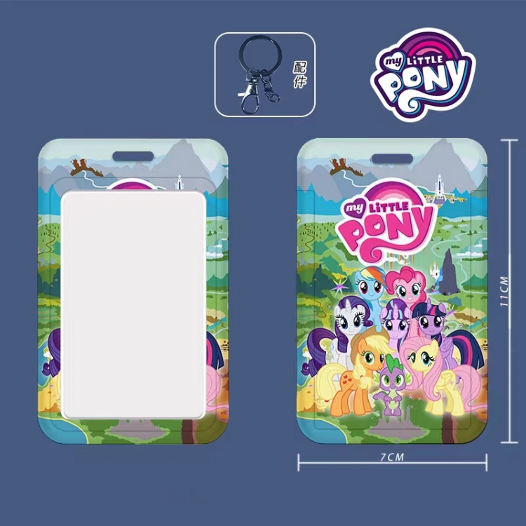 My Little Pony Cartoon peripheral ID card sleeve Ferrule 11cm long 7cm wide price for 5 pcs 