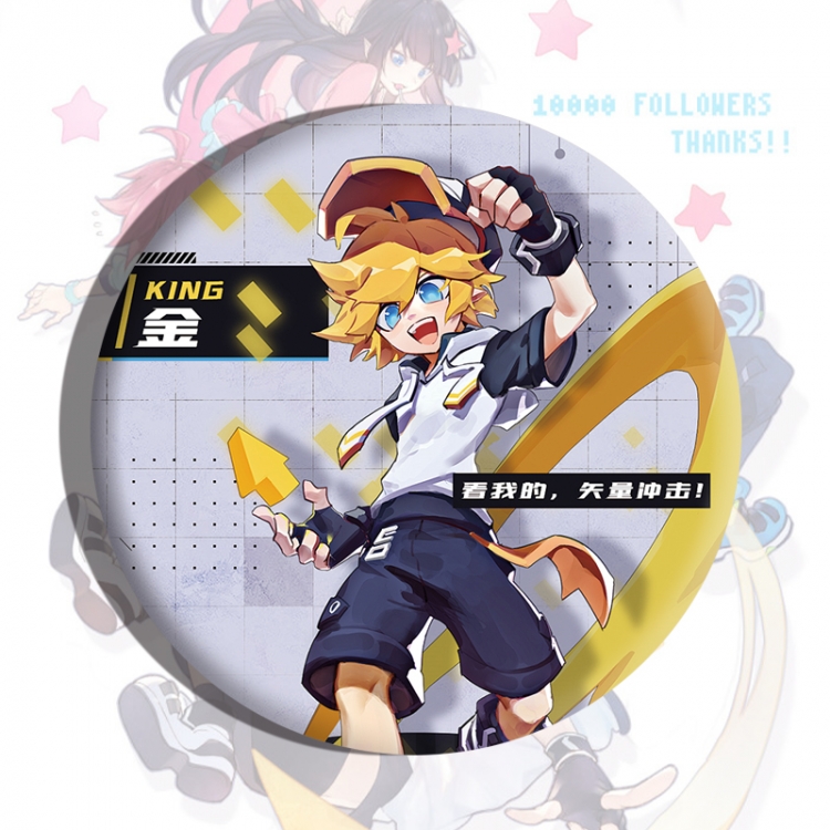  AOTU Anime tinplate brooch badge price for 5 pcs