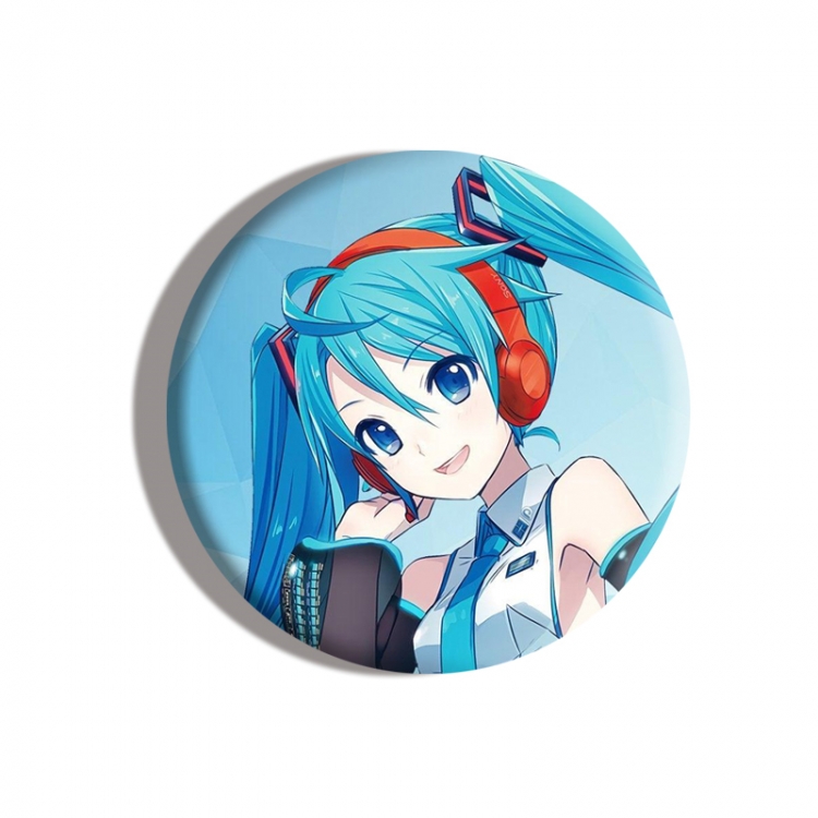 Hatsune Miku Anime tinplate brooch badge price for 5 pcs