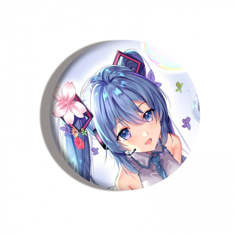 Hatsune Miku Anime tinplate brooch badge price for 5 pcs