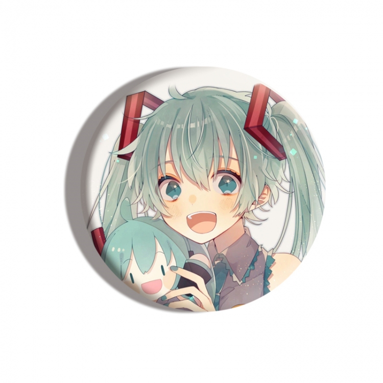 Hatsune Miku Anime tinplate brooch badge price for 5 pcs