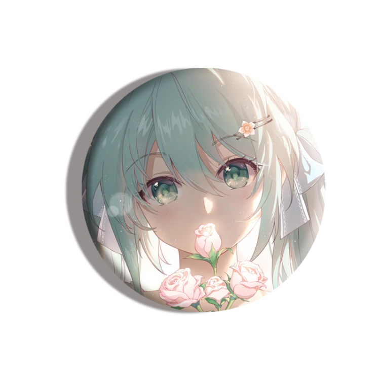 Hatsune Miku Anime tinplate brooch badge price for 5 pcs