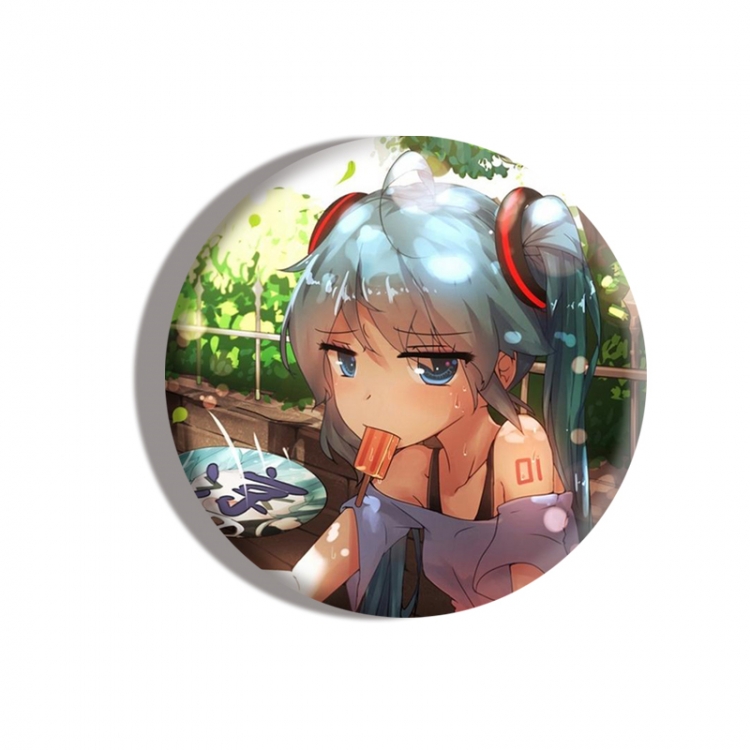 Hatsune Miku Anime tinplate brooch badge price for 5 pcs