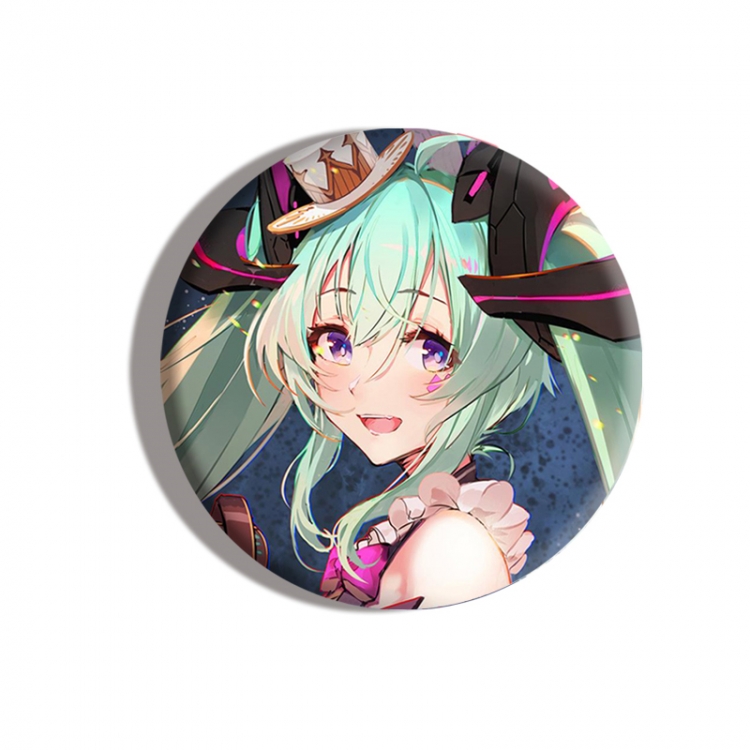 Hatsune Miku Anime tinplate brooch badge price for 5 pcs