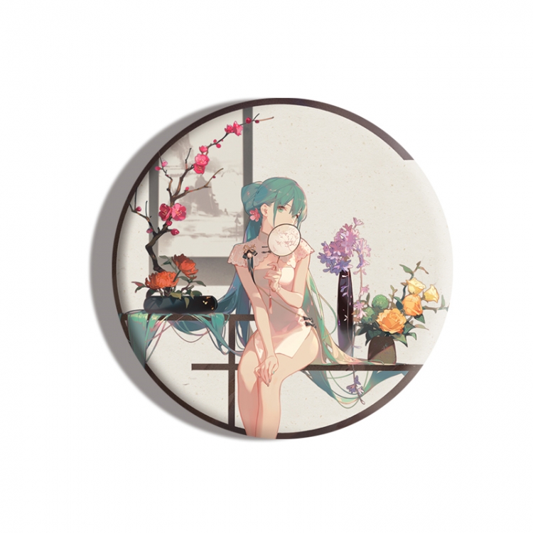 Hatsune Miku Anime tinplate brooch badge price for 5 pcs