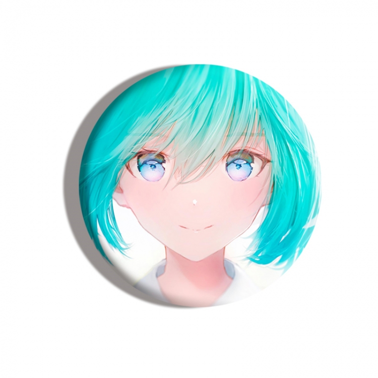 Hatsune Miku Anime tinplate brooch badge price for 5 pcs