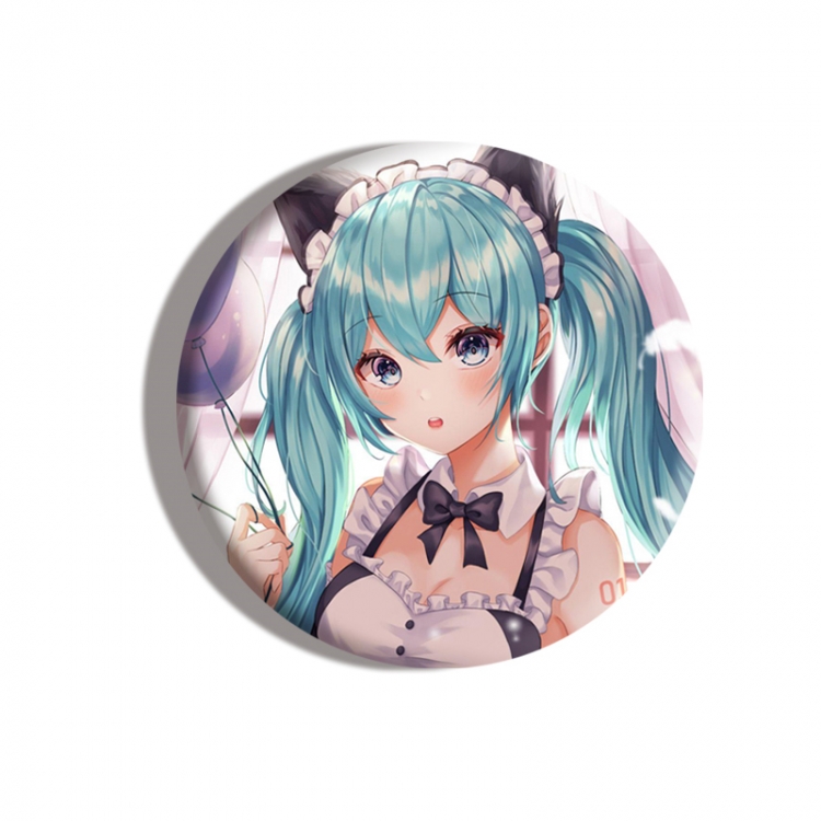 Hatsune Miku Anime tinplate brooch badge price for 5 pcs