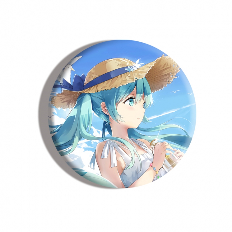 Hatsune Miku Anime tinplate brooch badge price for 5 pcs